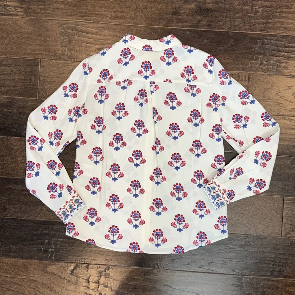 Sezane women’s 2 piece blouse and skirt. Malia collection. Shirt sz 4/skirt 2 - Picture 5 of 11